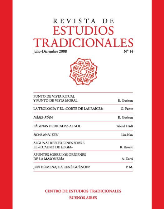 REVISTA DE ESTUDIOS TRADICIONALES Nº 14